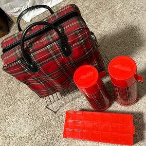 Vintage Aladdin Tartan Plaid Set